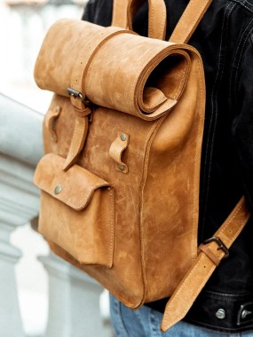 Velo - skórzany plecak unisex